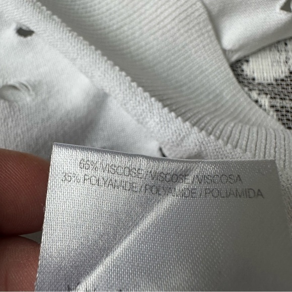 Sandro Paris White Cardigan Sz 2 - Picture 12 of 15